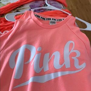 VS pink off the shoulder top!